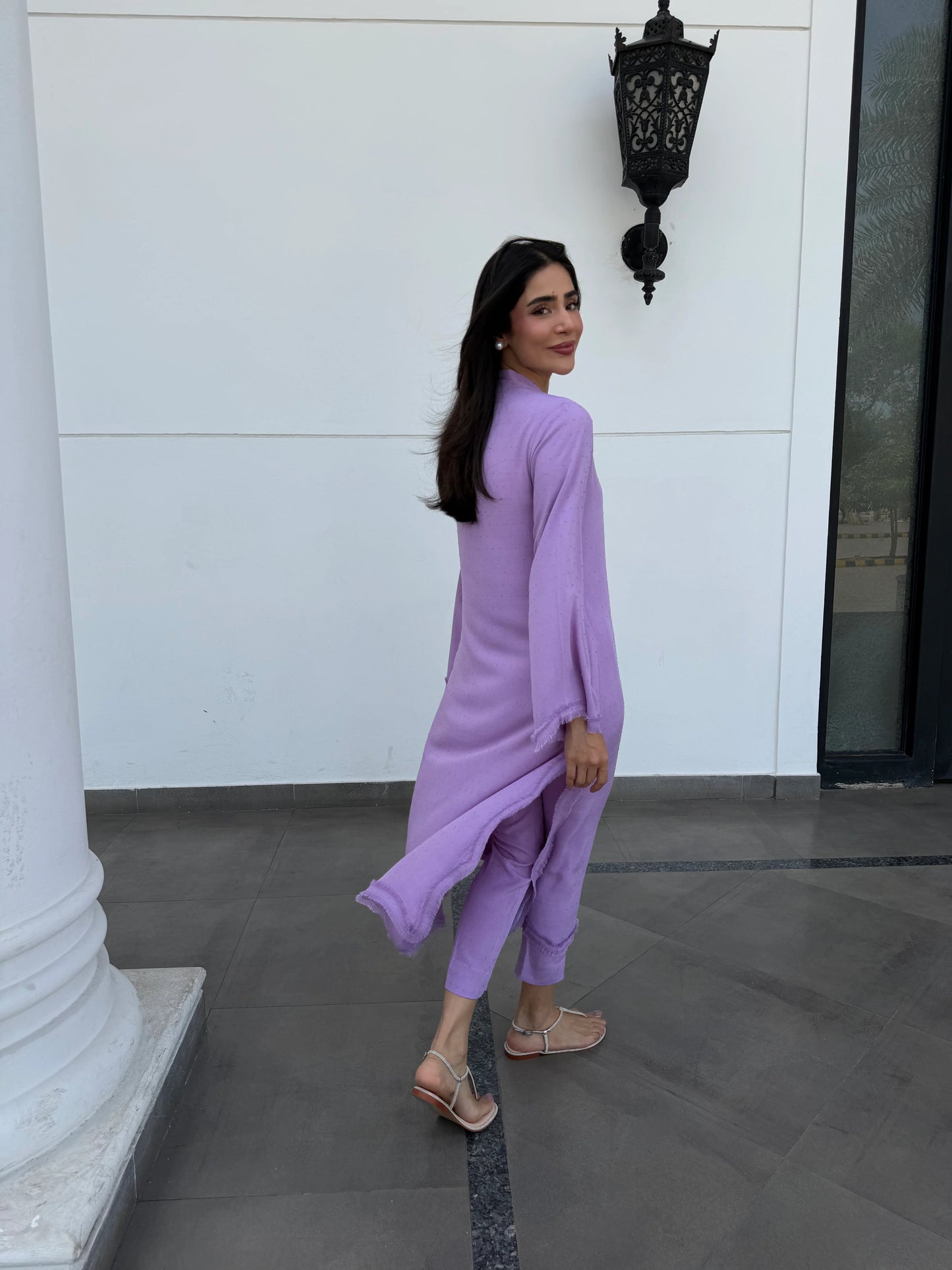 LILAC SWISS VOILE SABLE SET | Sak Atelier