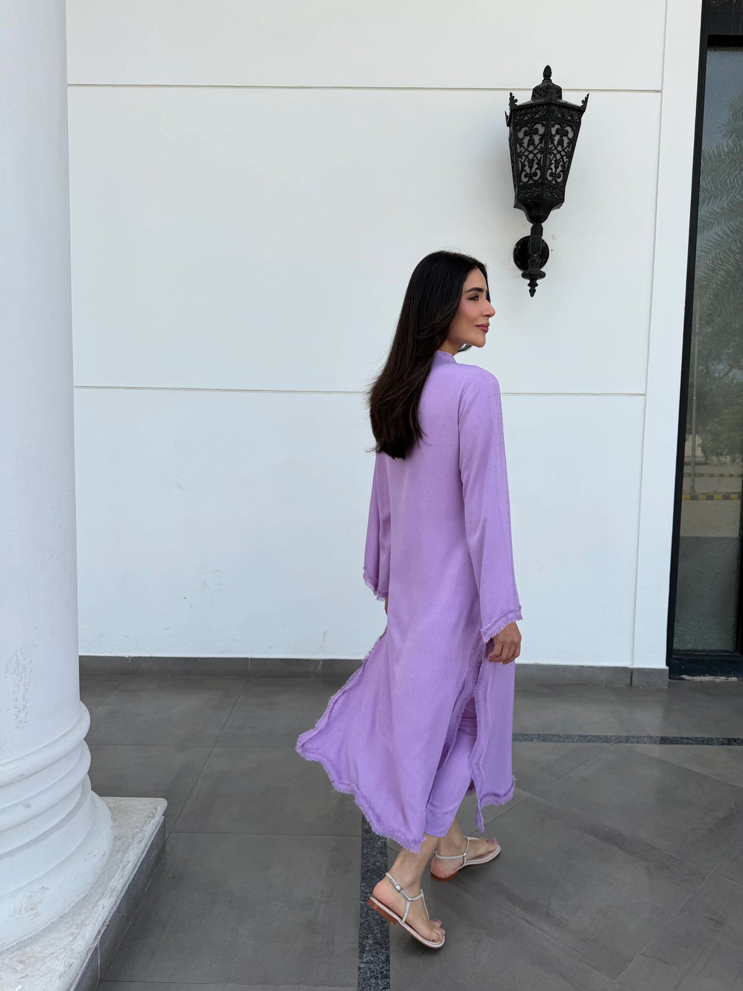 LILAC SWISS VOILE SABLE SET | Sak Atelier