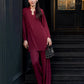 Burgundy Scallop Set | LIRA