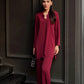Burgundy Scallop Set | LIRA