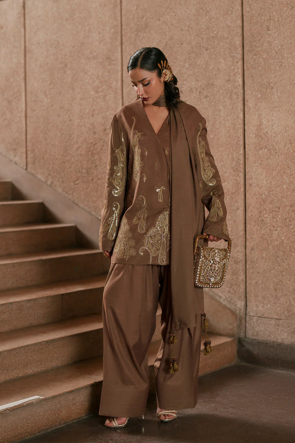 KHAKI | E1049/104/118 | Luxe | Ethnc