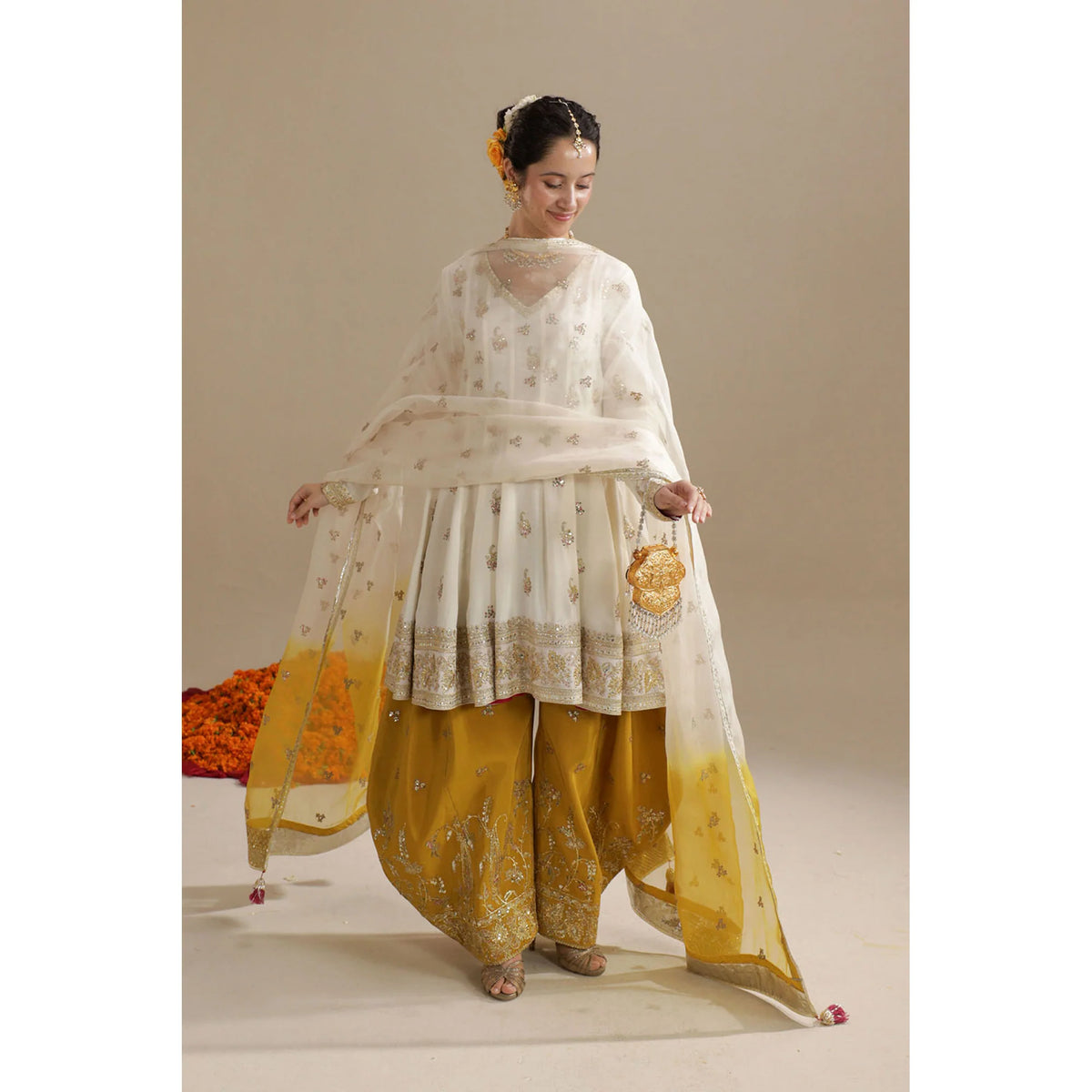 IVORY & MUSTARD OUTFIT | CHAM CHAM’26 | DYOT