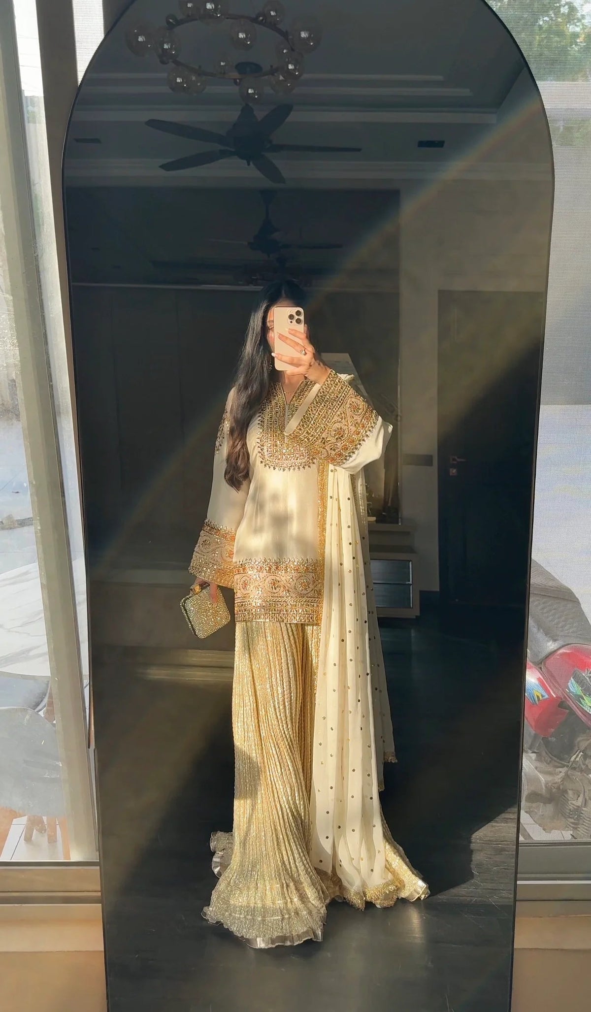 The Gotta Set- Crushed Ivory | Zainab Shamsi Studio