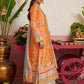 Jenna Tangerine Shirt And Dupatta | MAYNA FESTIVE PRINTS '26 | FARAH TALIB AZIZ