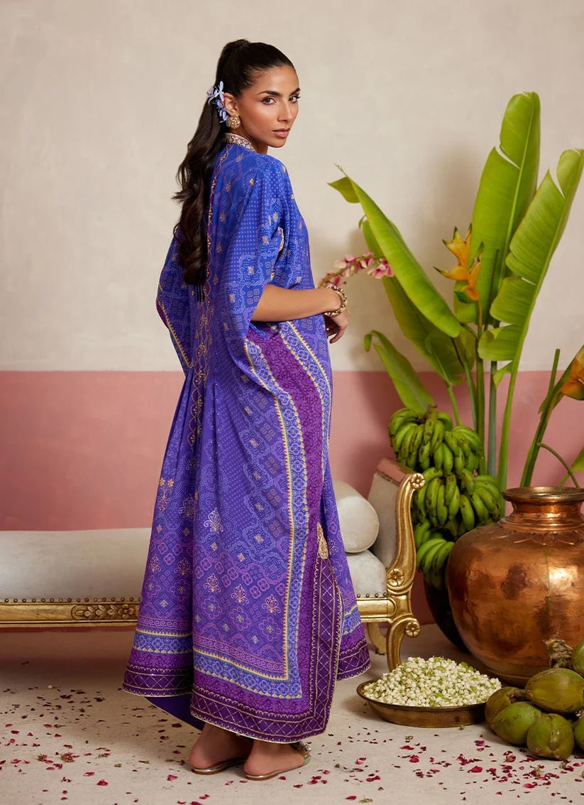 Jurney Purple kaftan | MAYNA FESTIVE PRINTS '26 | FARAH TALIB AZIZ