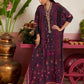 Analisa Black kaftan | MAYNA FESTIVE PRINTS '26 | FARAH TALIB AZIZ