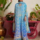 Elaria Sky Blue kaftan | MAYNA FESTIVE PRINTS '26 | FARAH TALIB AZIZ