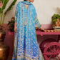 Elaria Sky Blue kaftan | MAYNA FESTIVE PRINTS '26 | FARAH TALIB AZIZ