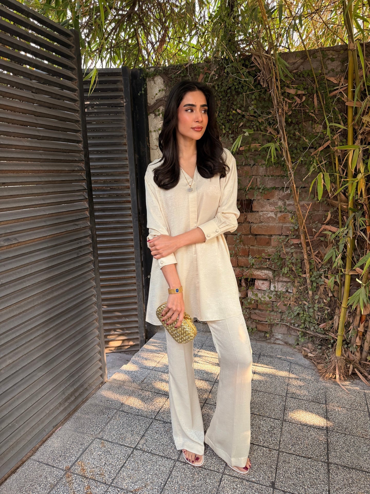 CREAM ELBA SET | SAK ATELIER