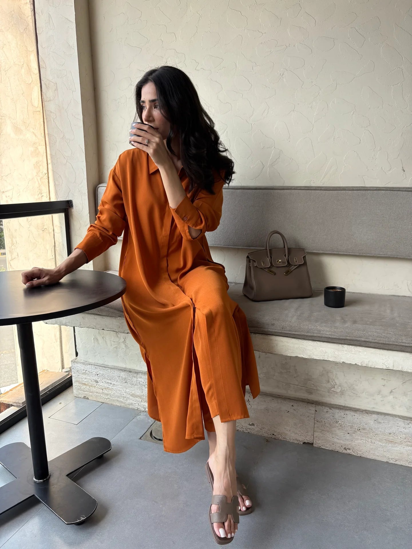 BURNT ORANGE TRAVEL SET | Sak Atelier