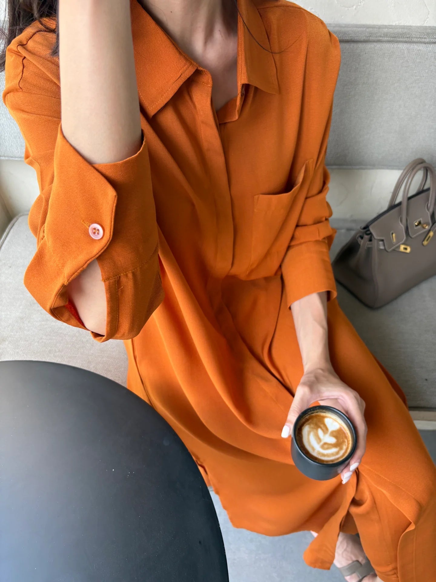 BURNT ORANGE TRAVEL SET | Sak Atelier