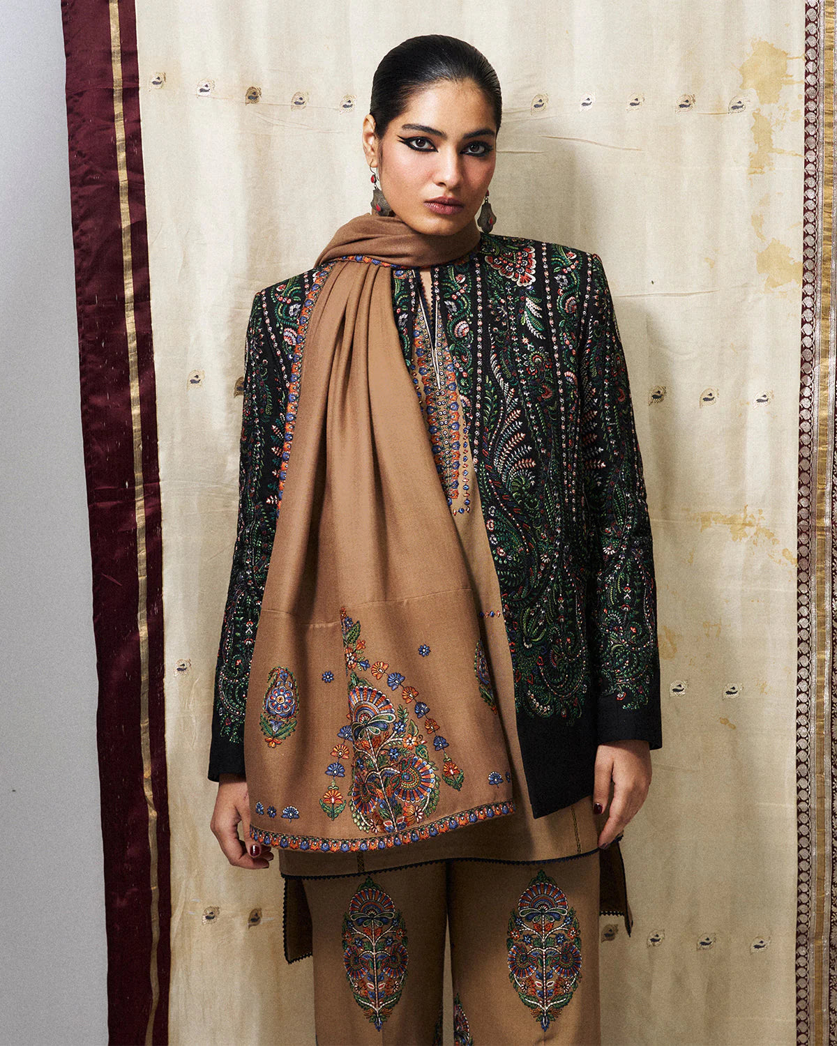 NAJMA SCARF | Khaddar Pret '26 | Jugnu Women