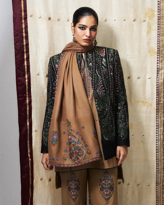 NAJMA SCARF | Khaddar Pret '26 | Jugnu Women