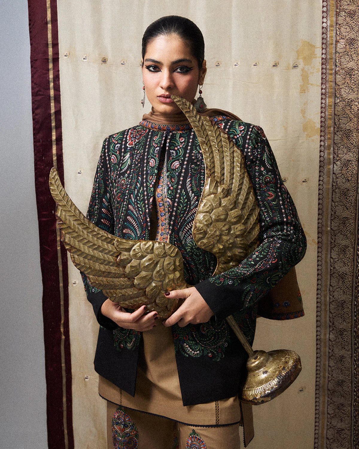 NAJMA SCARF | Khaddar Pret '26 | Jugnu Women