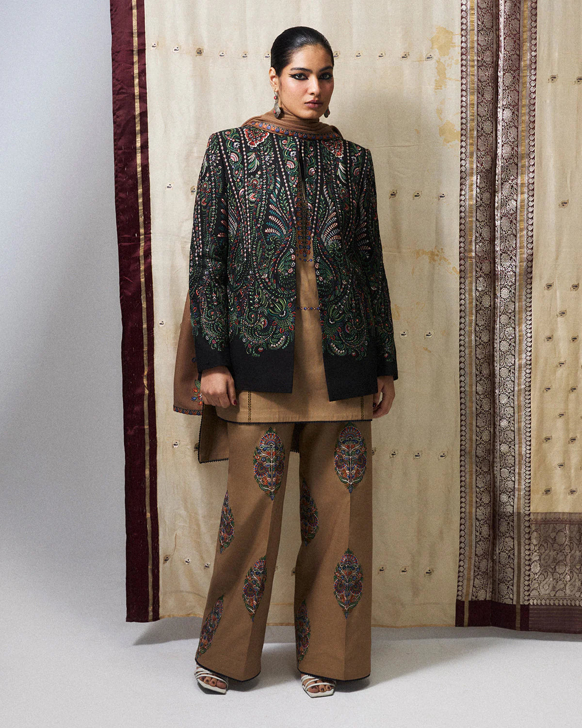 NAJMA SCARF | Khaddar Pret '26 | Jugnu Women