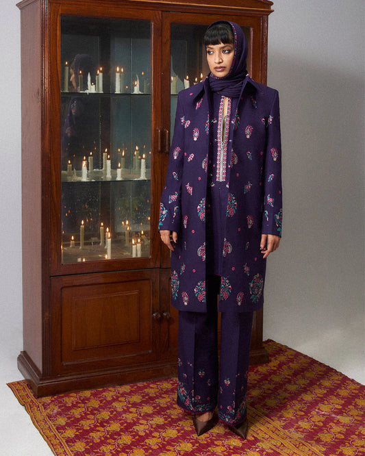 LAYAN COAT | Khaddar Pret '26 | Jugnu Women