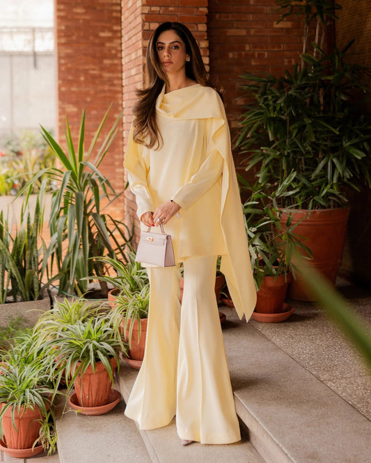Butter Yellow Drape Set | LIRA