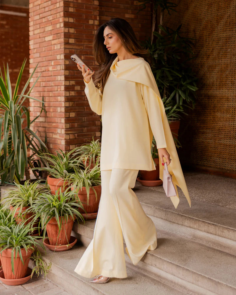 Butter Yellow Drape Set | LIRA