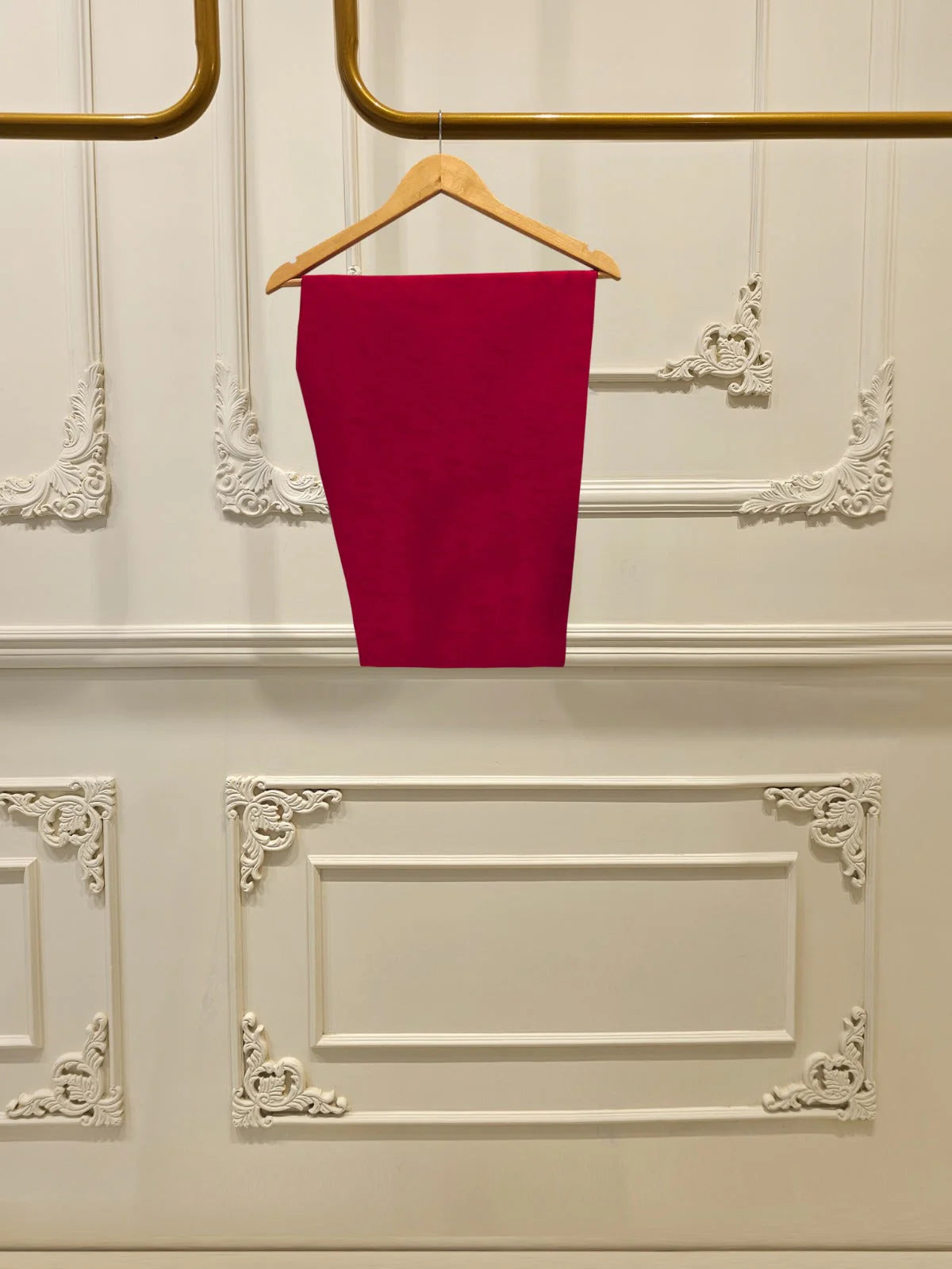 S112818 | Pure Embroidered Cotton Net Suit | Aghanoor Bridal