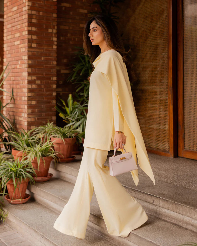 Butter Yellow Drape Set | LIRA