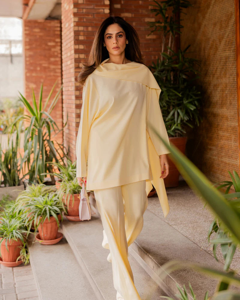 Butter Yellow Drape Set | LIRA