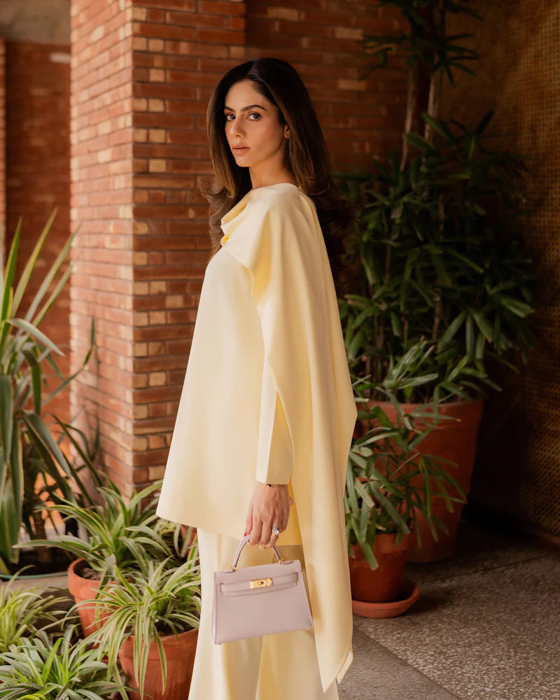 Butter Yellow Drape Set | LIRA