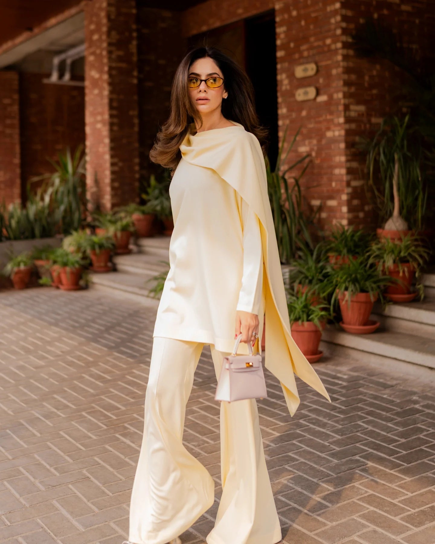 Butter Yellow Drape Set | LIRA