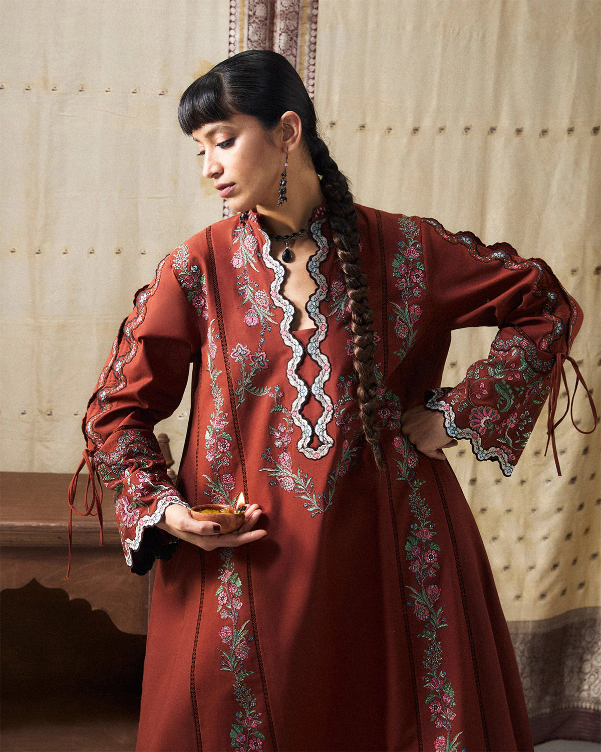 GITI SCARF | Khaddar Pret '26 | Jugnu Women
