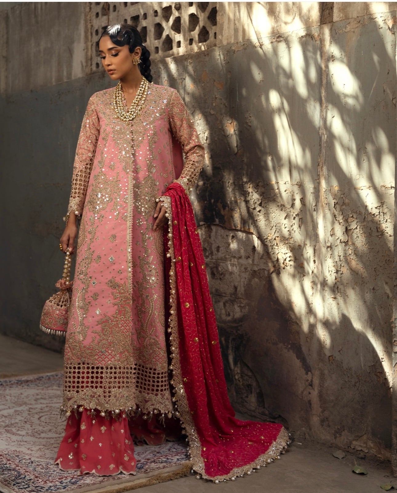 Sana Safinaz Nura Festive '25 Vol 3 - Raw Silk 3 Piece Suit