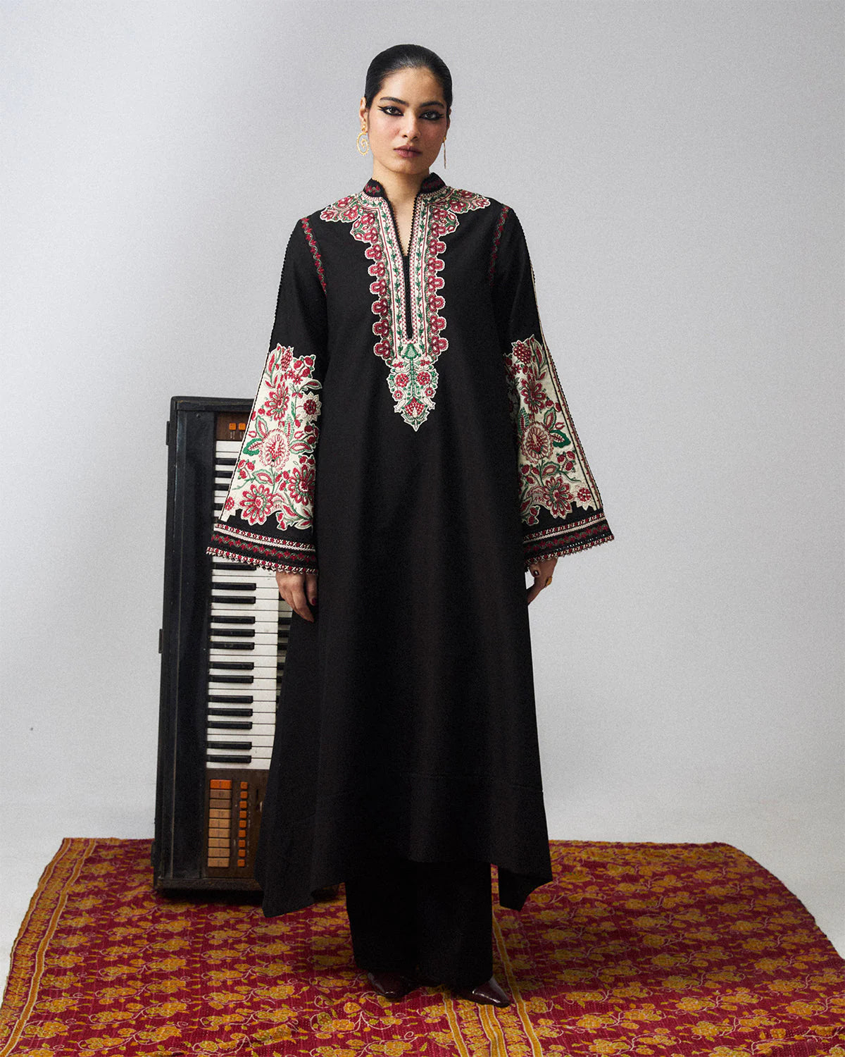 NAGINA SCARF | Khaddar Pret '26 | Jugnu Women