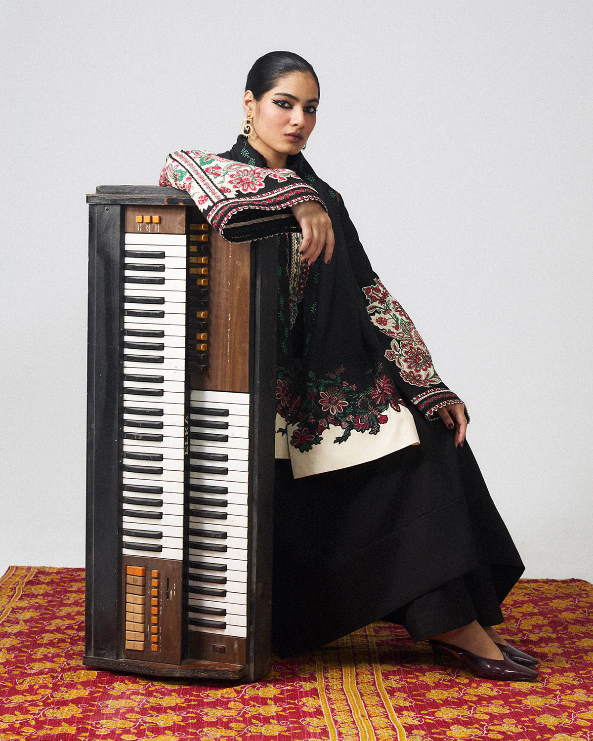 NAGINA SCARF | Khaddar Pret '26 | Jugnu Women