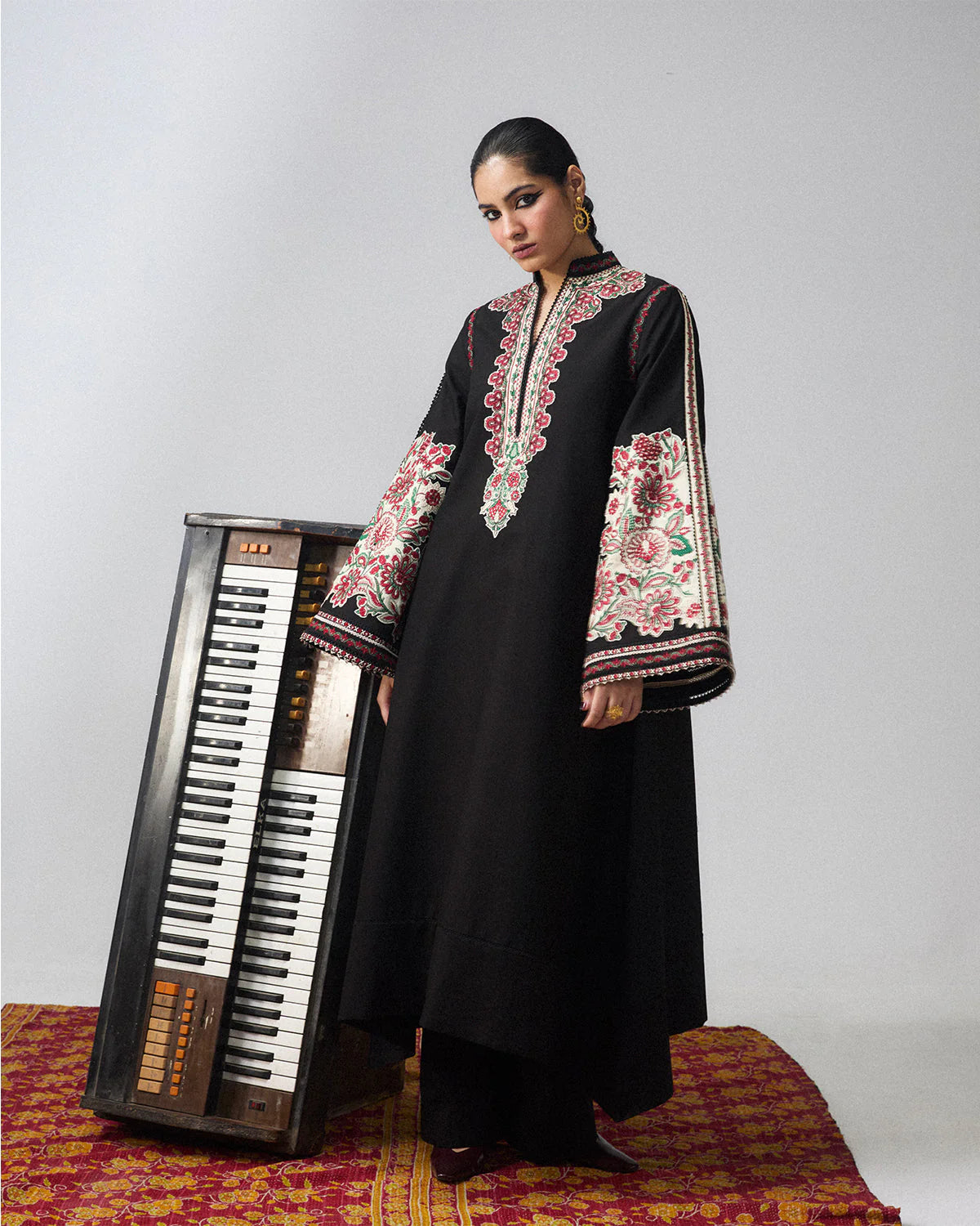 NAGINA SCARF | Khaddar Pret '26 | Jugnu Women