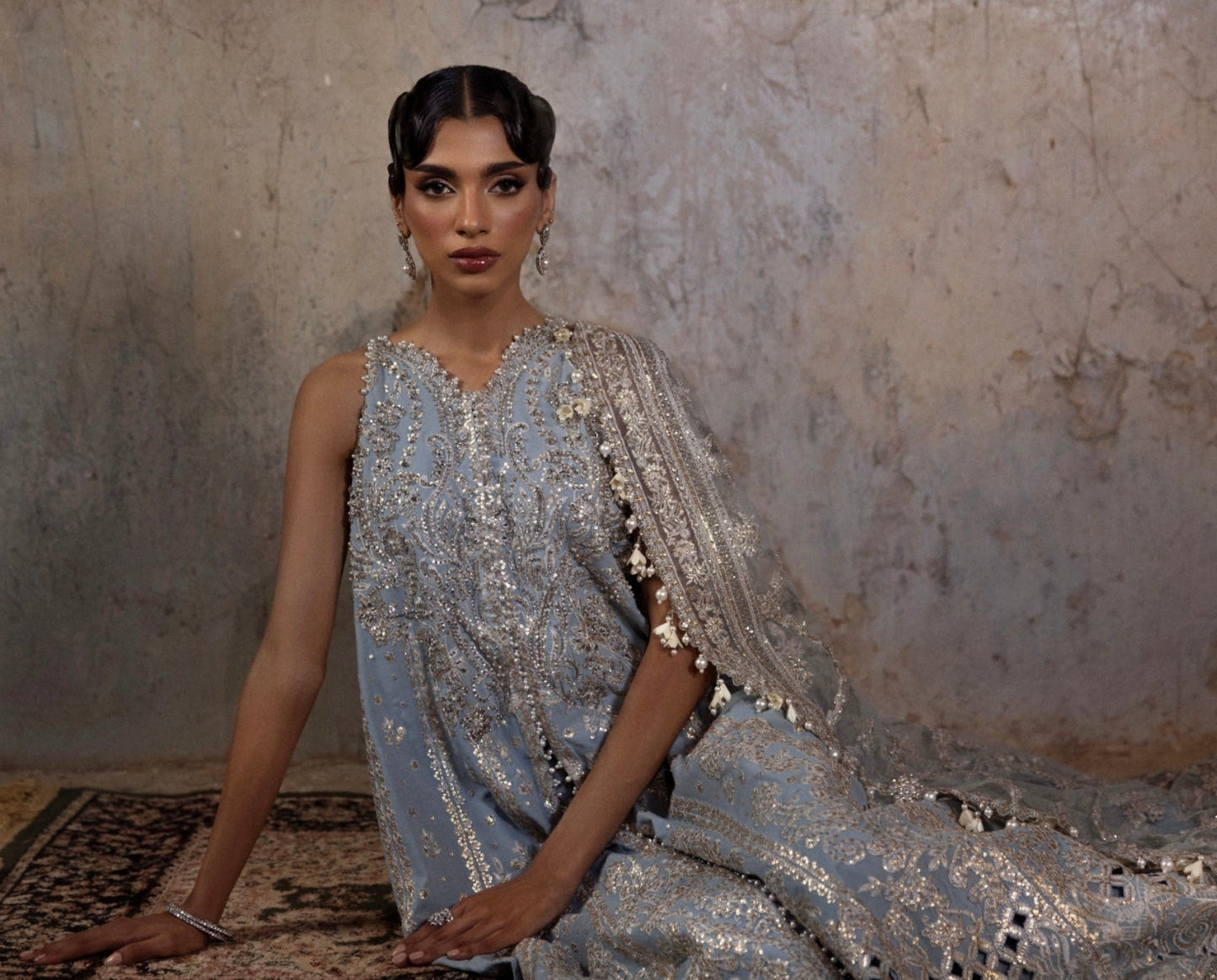Sana Safinaz Nura Festive '25 Vol 3 - Raw Silk 3 Piece Suit