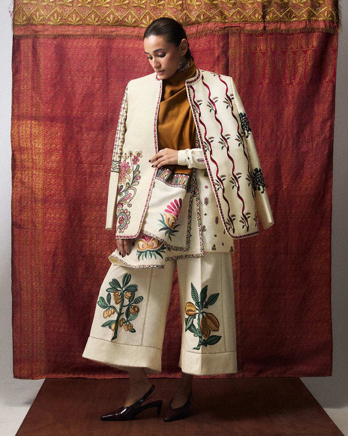 RASA COAT | Khaddar Pret '26 | Jugnu Women