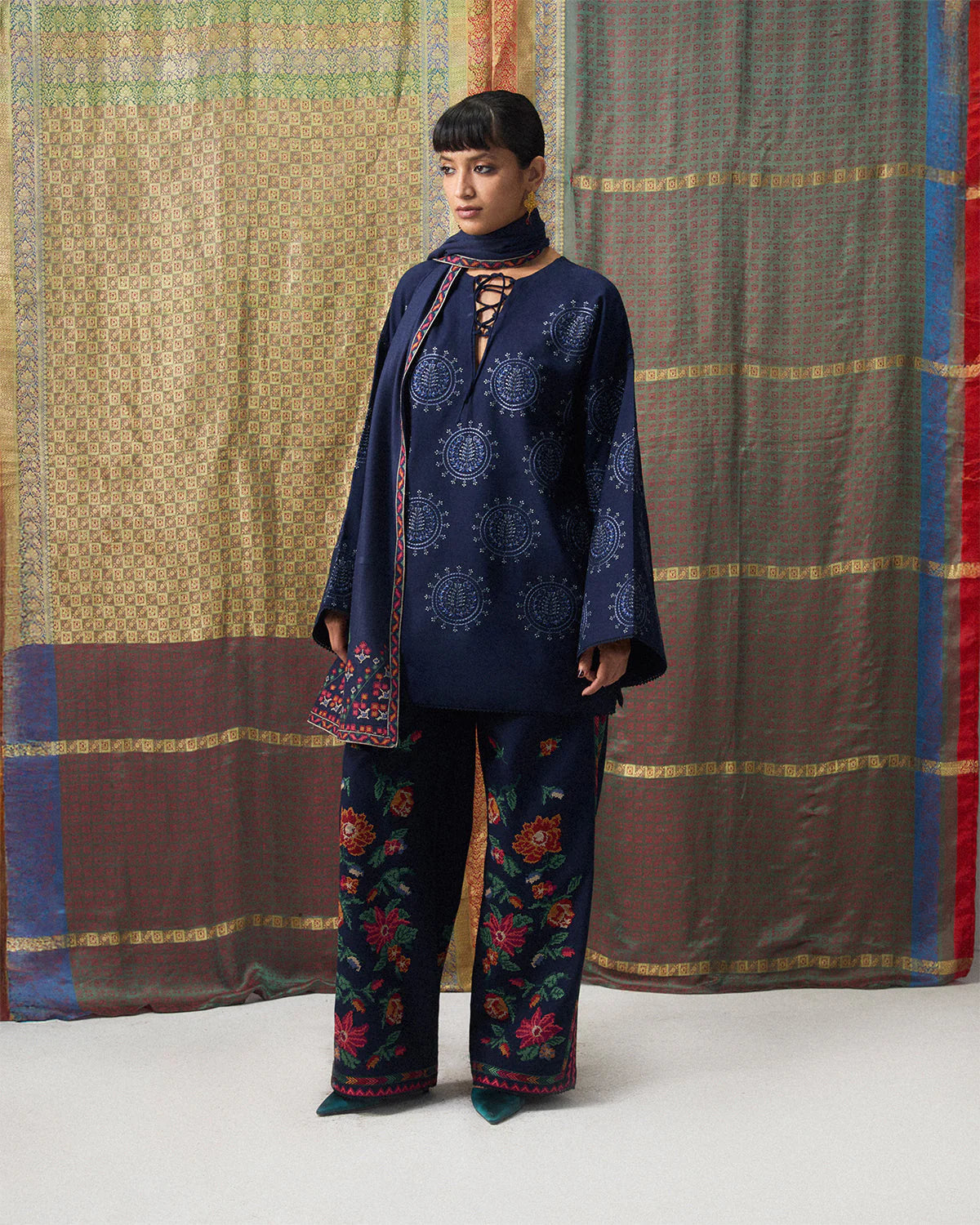BAHAREH JACKET | Khaddar Pret '26 | Jugnu Women