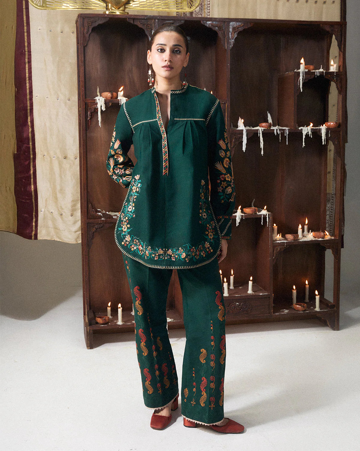 DIYAR SCARF | Khaddar Pret '26 | Jugnu Women