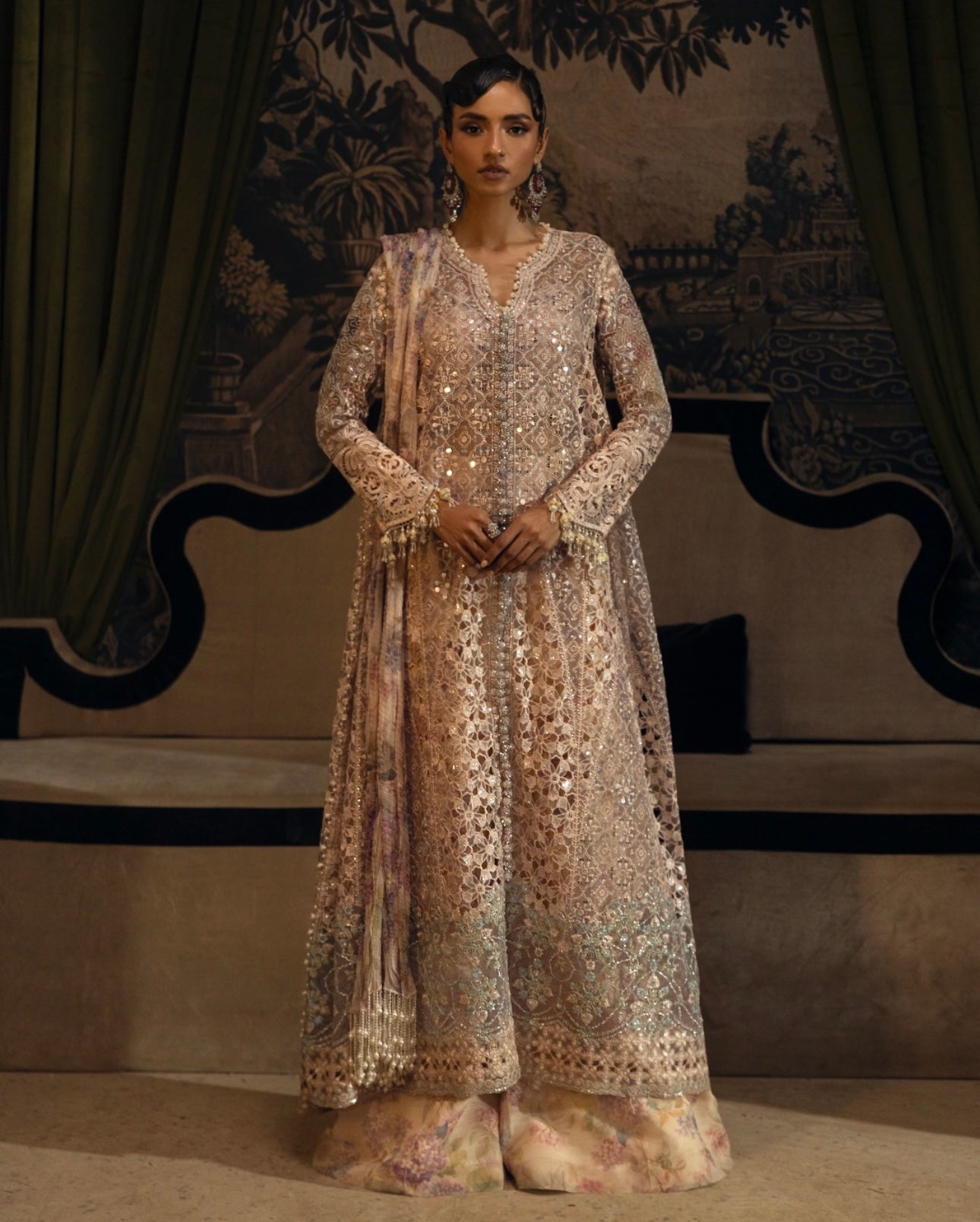 Sana Safinaz Nura Festive '25 Vol 3 - Organza 3 Piece Suit