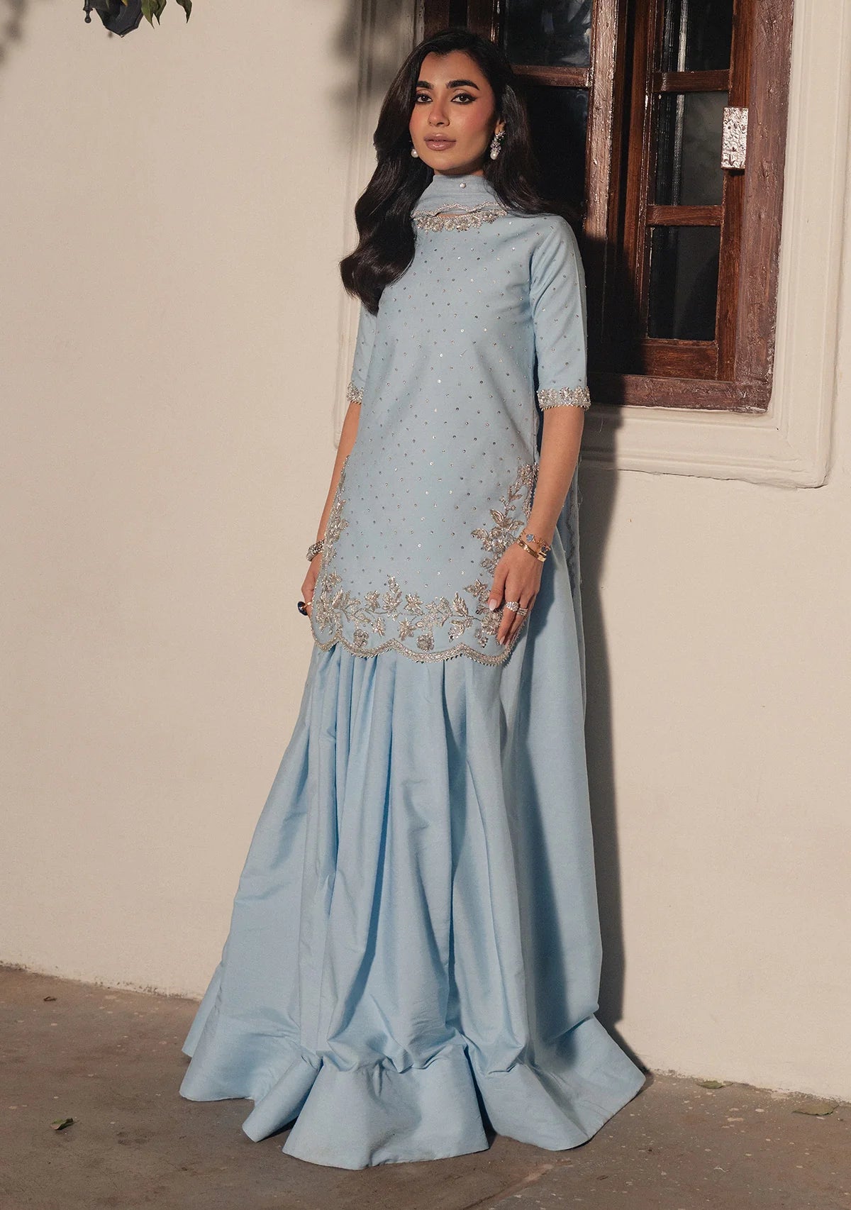 Seren Powder Blue | New Arrivals | Zainab Zulfiqar