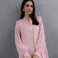 Solid 2PC Dress - SP-05 Powder Pink | Georgette Solids | Silayi Pret