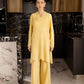 Embroidered Solid 2PC Dress - SP-04 Butter Yellow | Georgette Solids | Silayi Pret Regular
