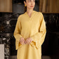 Embroidered Solid 2PC Dress - SP-04 Butter Yellow | Georgette Solids | Silayi Pret Regular