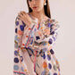 KF30 - Winter Printed Kaftaan | Winter Kaftaan | Silayi Pret