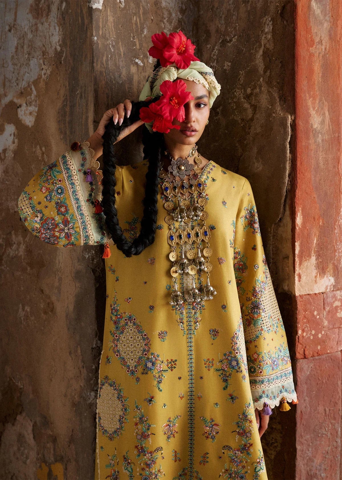 Sari | Zan SS '26 | HUSSAIN REHAR
