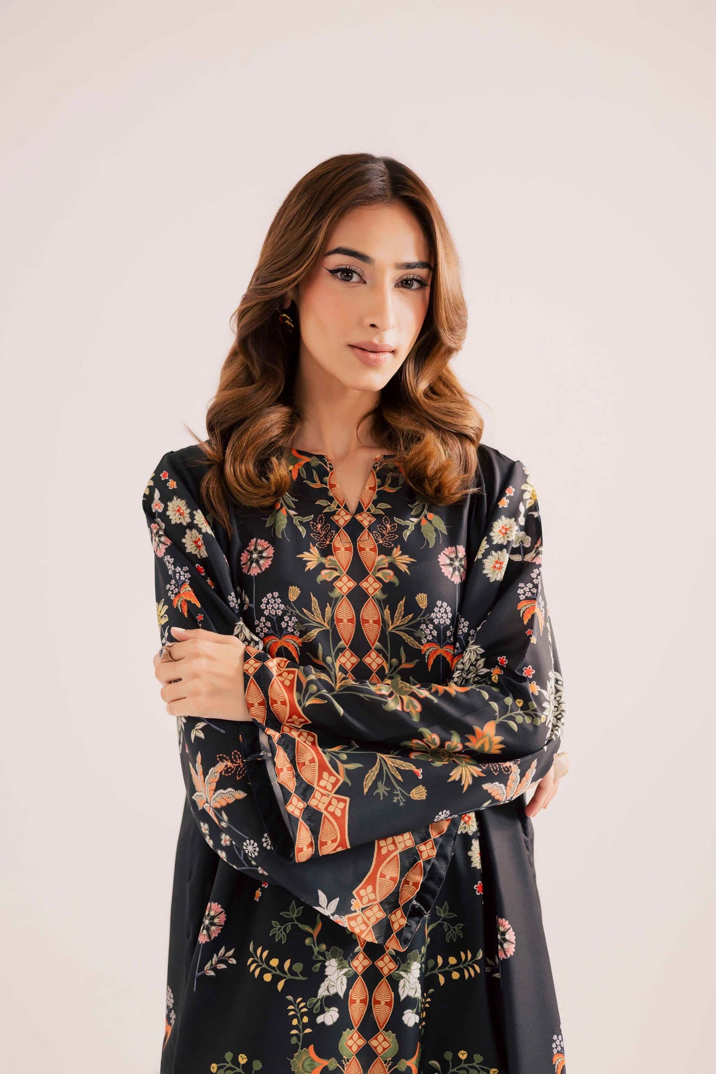 KF02 - Winter Printed Kaftaan | Winter Kaftaan | Silayi Pret