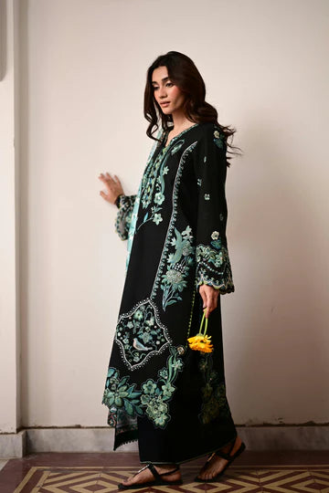 Zaib Summer Lawn Vol 2 '26 - Luna Luxury Embroidered Lawn SET (NEL-26614) EID UL Adha 2026
