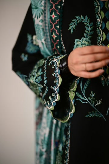 Zaib Summer Lawn Vol 2 '26 - Luna Luxury Embroidered Lawn SET (NEL-26614) EID UL Adha 2026