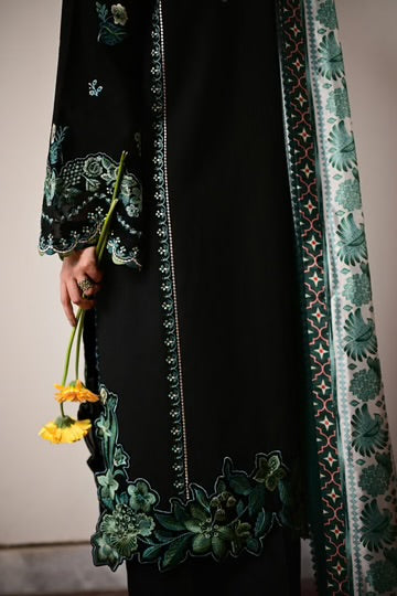 Zaib Summer Lawn Vol 2 '26 - Luna Luxury Embroidered Lawn SET (NEL-26614) EID UL Adha 2026
