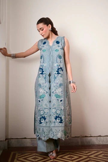 Zaib Summer Lawn Vol 2 '26 - Reem Luxury Embroidered Lawn SET (NEL-26615) EID UL Adha 2026