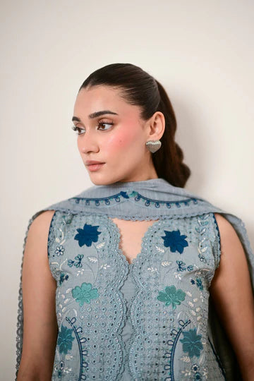 Zaib Summer Lawn Vol 2 '26 - Reem Luxury Embroidered Lawn SET (NEL-26615) EID UL Adha 2026