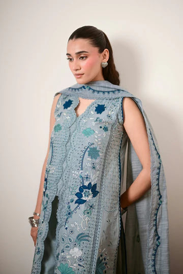 Zaib Summer Lawn Vol 2 '26 - Reem Luxury Embroidered Lawn SET (NEL-26615) EID UL Adha 2026